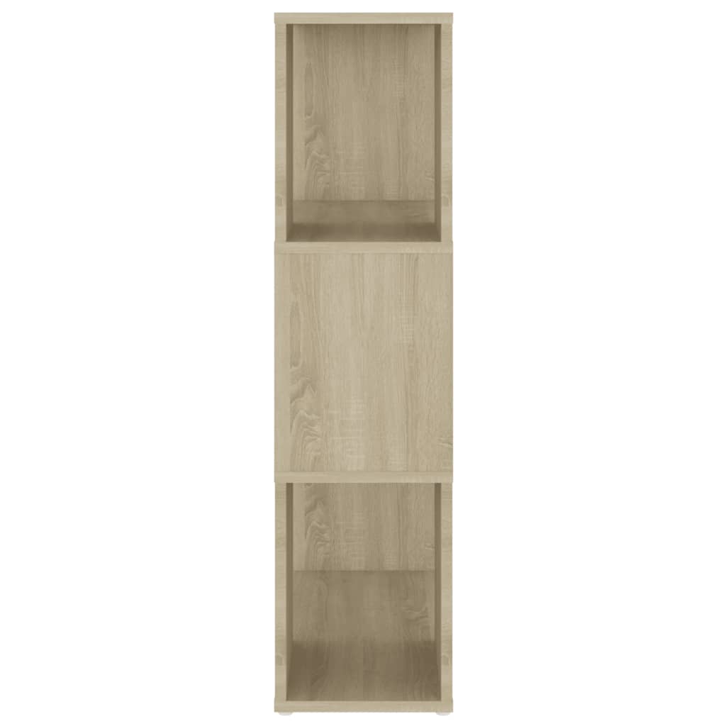 Boekenkast/kamerscherm 60x24x94 cm bewerkt hout sonoma eiken is nu te koop bij PeponiXL, paradijselijk wonen!