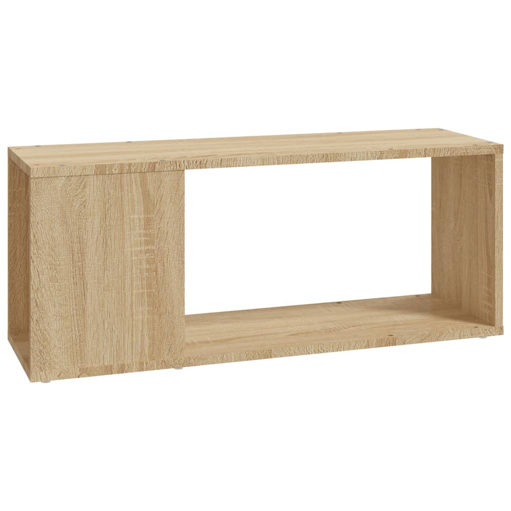 Tv-meubel 80x24x32 cm bewerkt hout sonoma eikenkleurig is nu te koop bij PeponiXL, paradijselijk wonen!