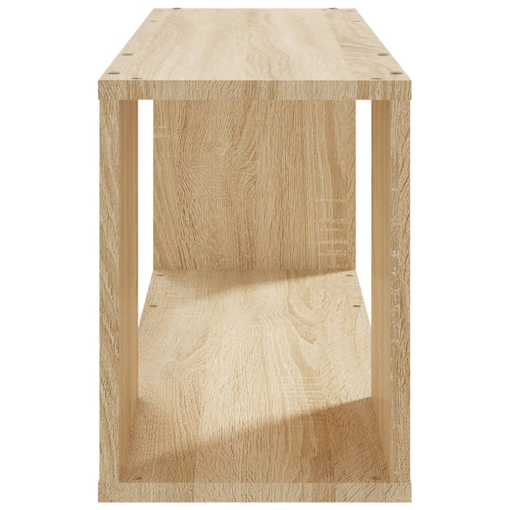 Tv-meubel 80x24x32 cm bewerkt hout sonoma eikenkleurig is nu te koop bij PeponiXL, paradijselijk wonen!