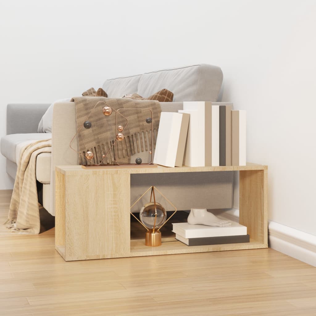 Tv-meubel 80x24x32 cm bewerkt hout sonoma eikenkleurig is nu te koop bij PeponiXL, paradijselijk wonen!
