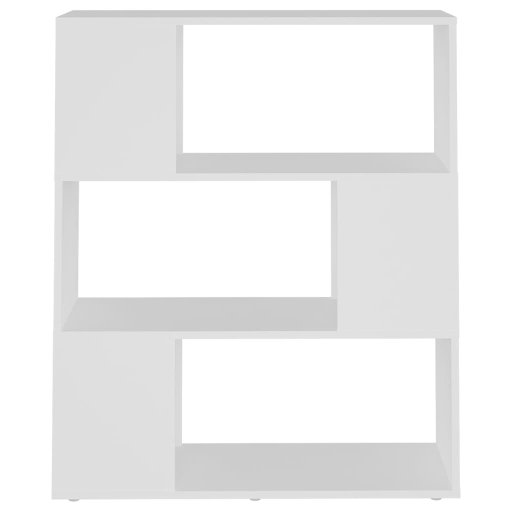 Boekenkast/kamerscherm 80x24x94 cm bewerkt hout wit is nu te koop bij PeponiXL, paradijselijk wonen!