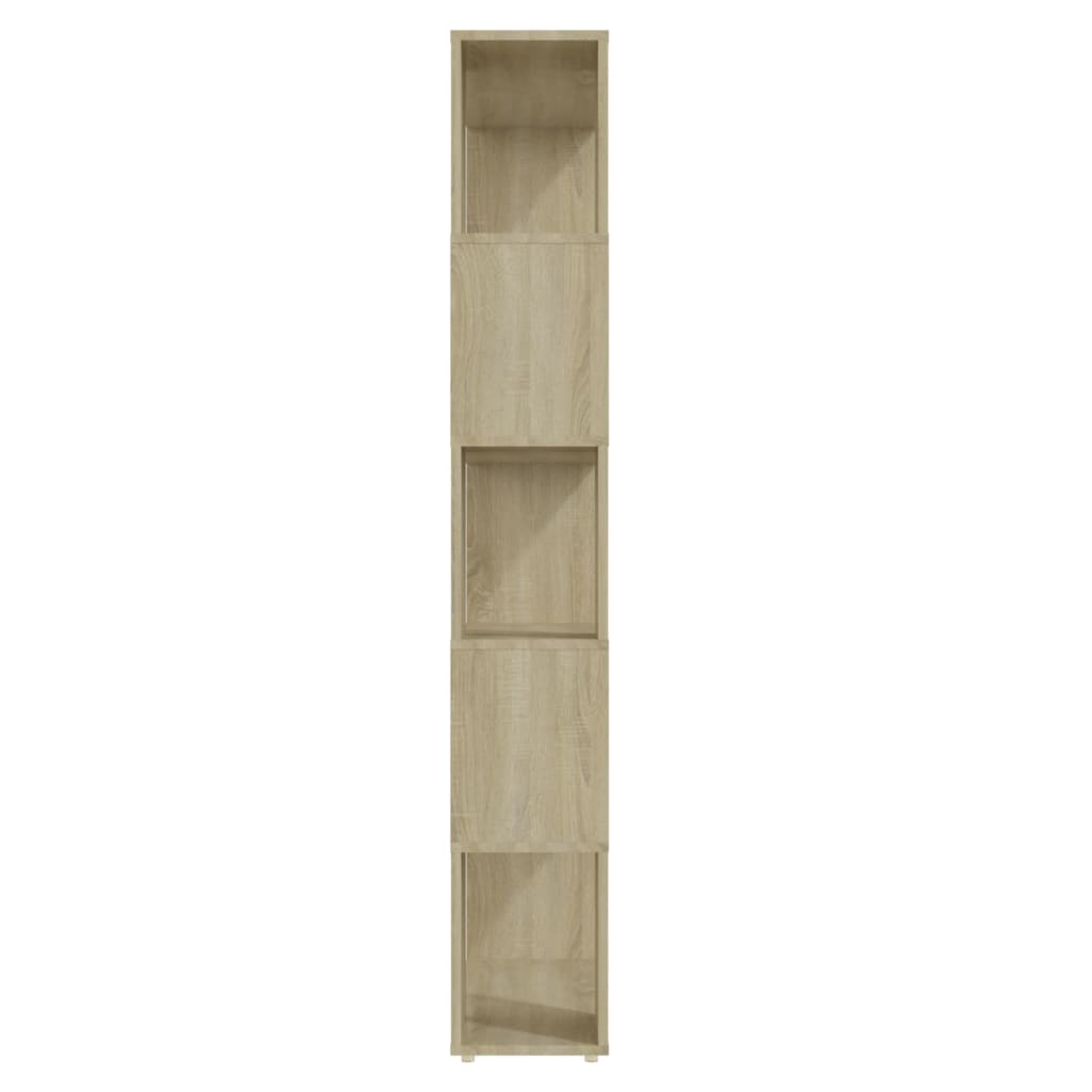Boekenkast/kamerscherm 80x24x155 cm bewerkt hout sonoma eiken is nu te koop bij PeponiXL, paradijselijk wonen!