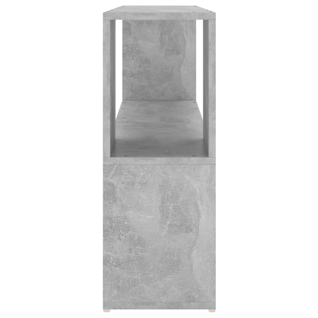 Boekenkast 100x24x63 cm bewerkt hout betongrijs is nu te koop bij PeponiXL, paradijselijk wonen!