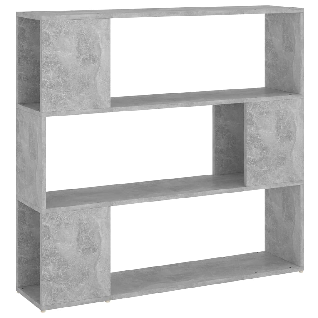 Boekenkast/kamerscherm 100x24x94 cm betongrijs is nu te koop bij PeponiXL, paradijselijk wonen!