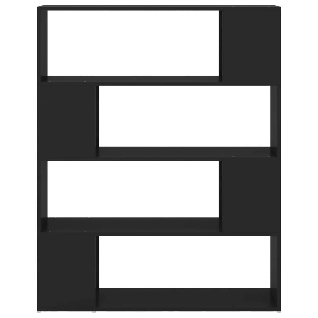 Boekenkast/kamerscherm 100x24x124 cm zwart is nu te koop bij PeponiXL, paradijselijk wonen!