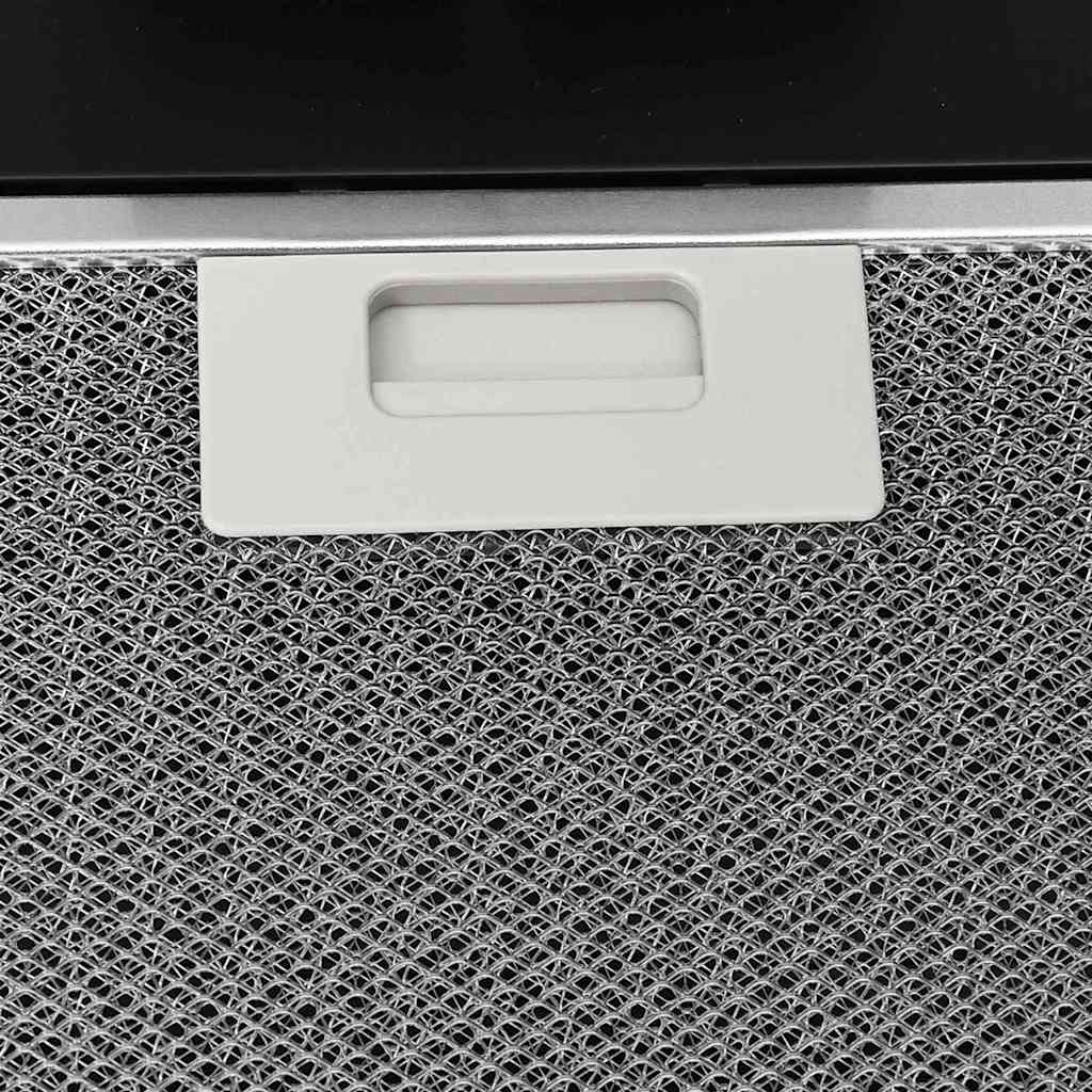 Wandafzuigkap 60 cm staal en gehard glas zwart is nu te koop bij PeponiXL, paradijselijk wonen!