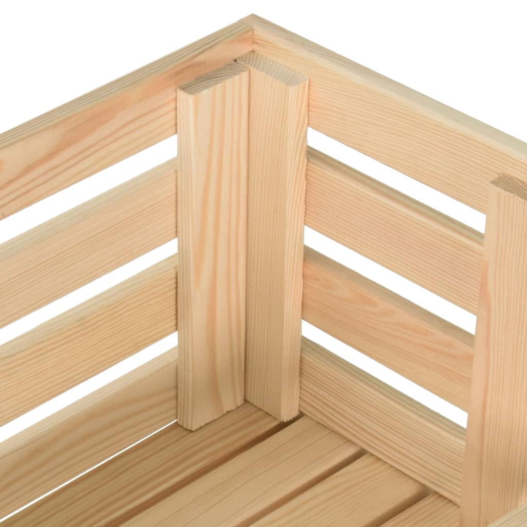 Groentetrolley 77x30x80 cm massief grenenhout is nu te koop bij PeponiXL, paradijselijk wonen!