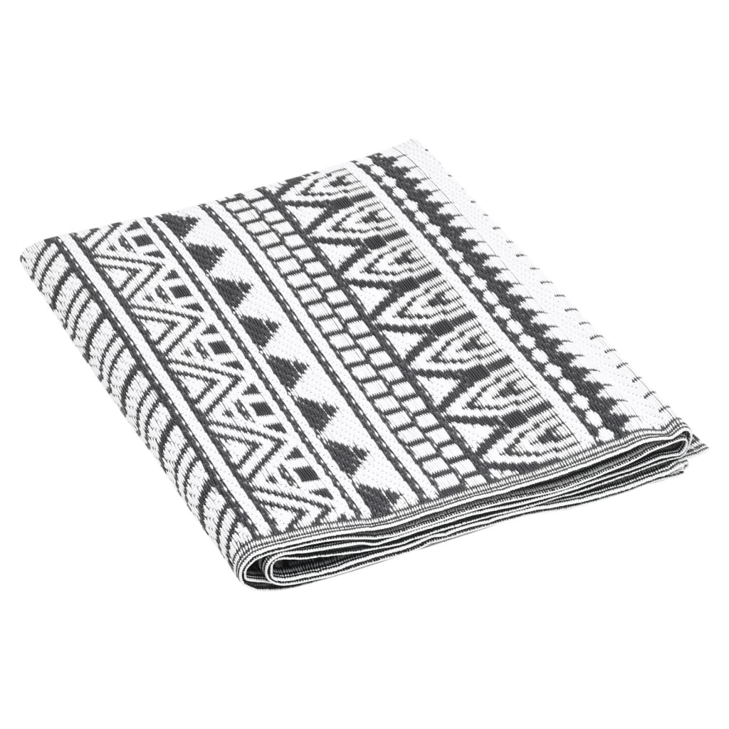 Buitenkleed ARAKIL 80x150 cm polypropeen zwart is nu te koop bij PeponiXL, paradijselijk wonen!