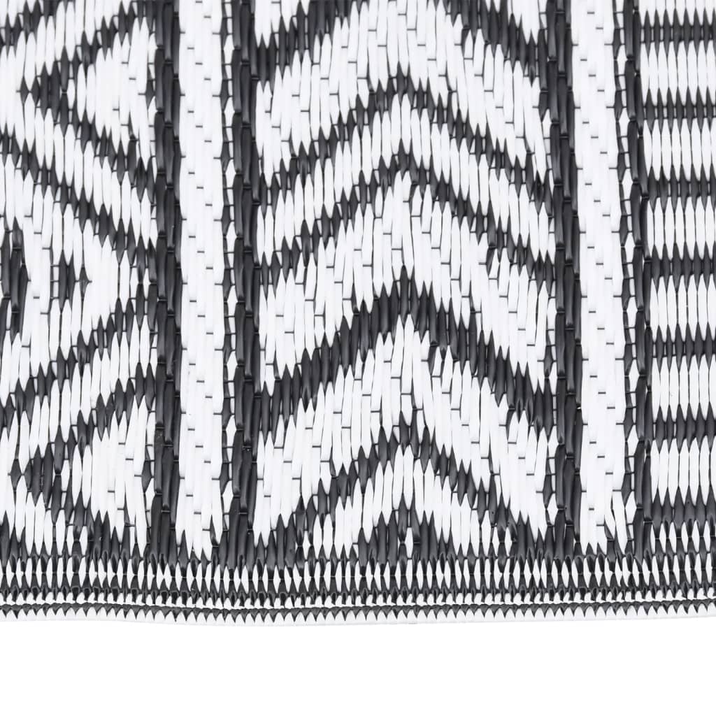 Buitenkleed ARAKIL 140x200 cm polypropeen zwart is nu te koop bij PeponiXL, paradijselijk wonen!