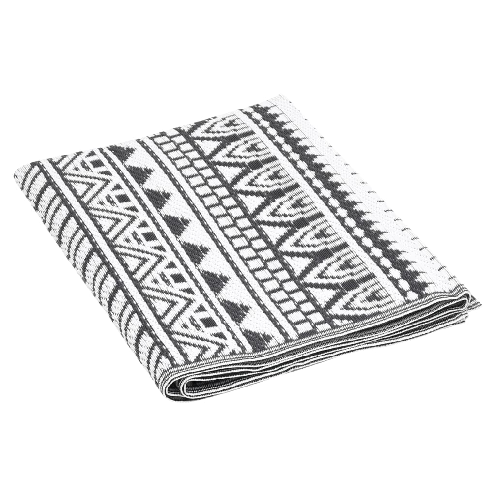 Buitenkleed ARAKIL 140x200 cm polypropeen zwart is nu te koop bij PeponiXL, paradijselijk wonen!