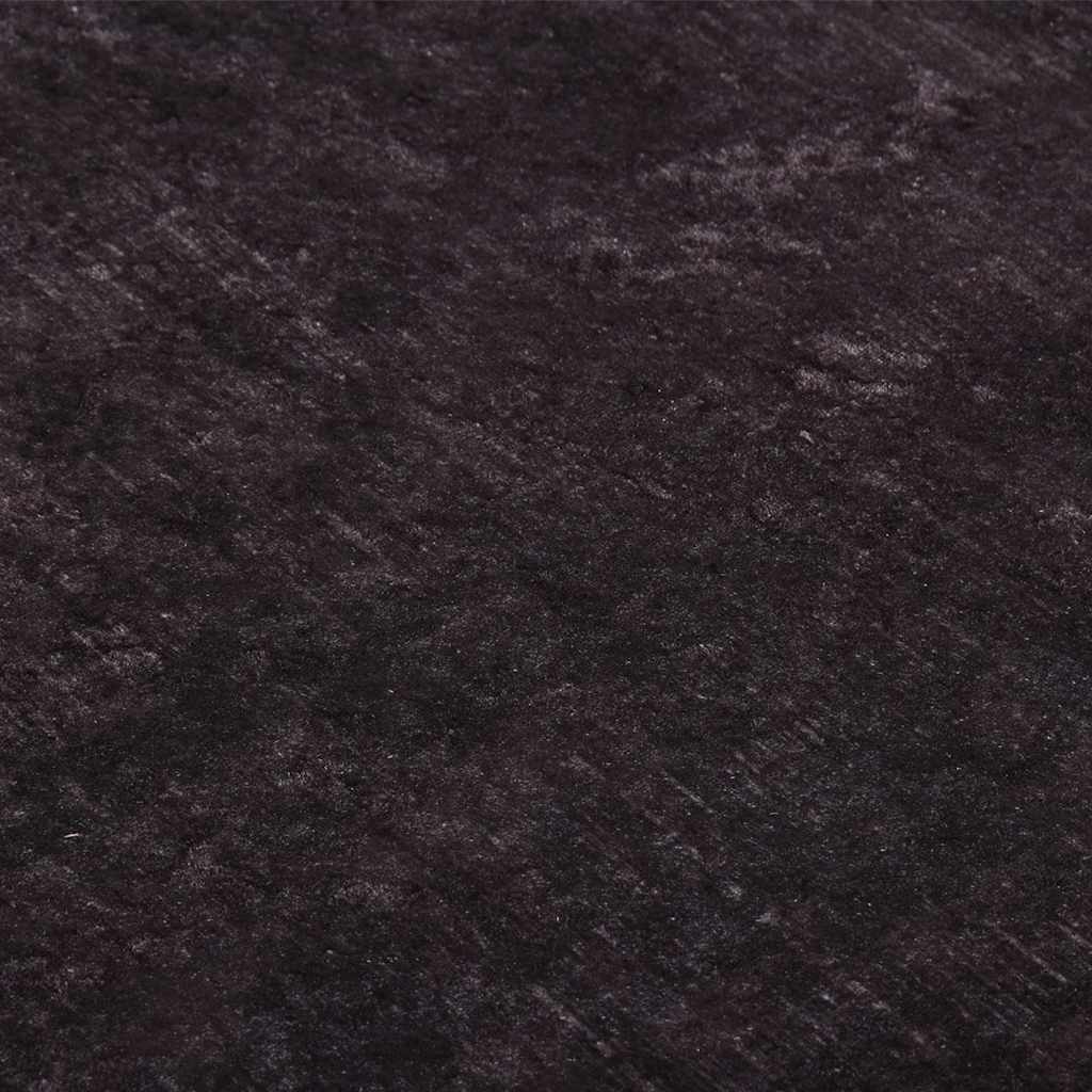 Vloerkleed wasbaar 160x230 cm zwart en goudkleurig is nu te koop bij PeponiXL, paradijselijk wonen!