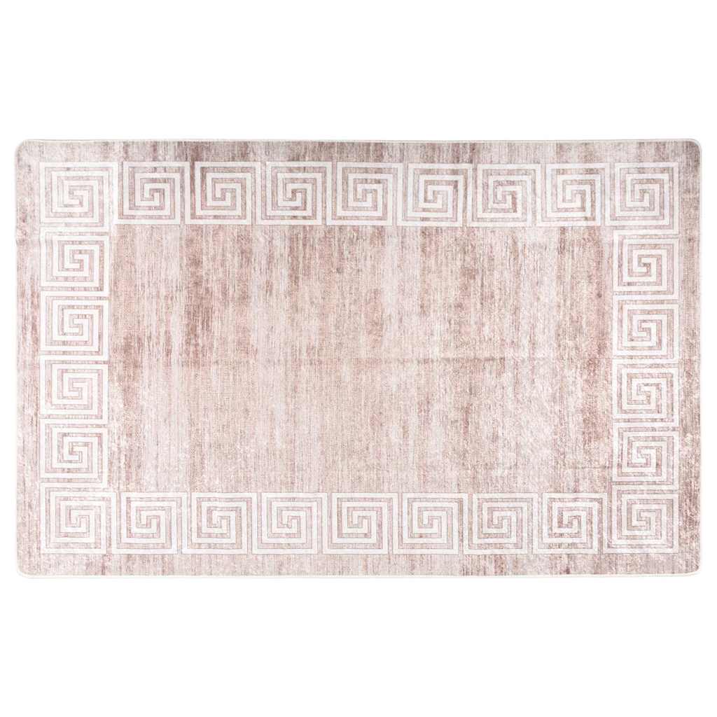 Vloerkleed wasbaar anti-slip 160x230 cm beige is nu te koop bij PeponiXL, paradijselijk wonen!