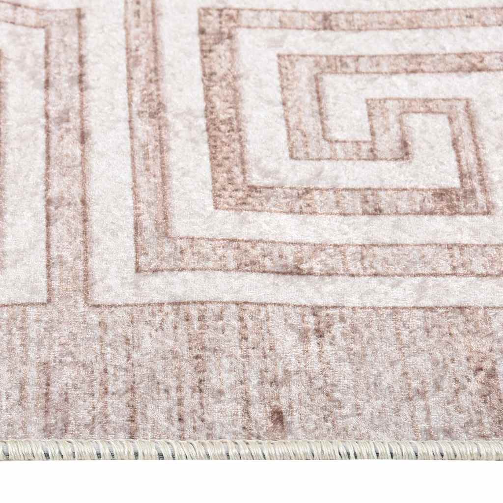 Vloerkleed wasbaar anti-slip 160x230 cm beige is nu te koop bij PeponiXL, paradijselijk wonen!