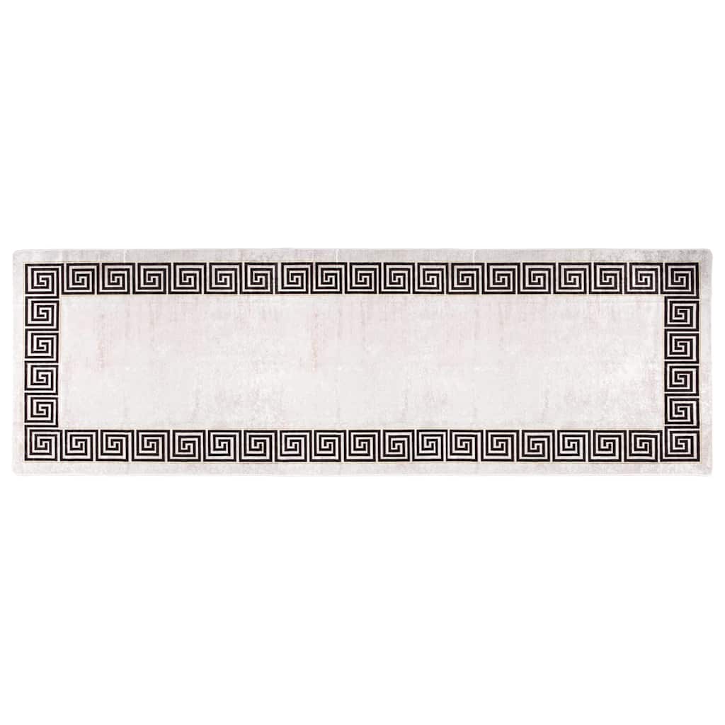 Vloerkleed wasbaar 80x300 cm lichtbeige is nu te koop bij PeponiXL, paradijselijk wonen!