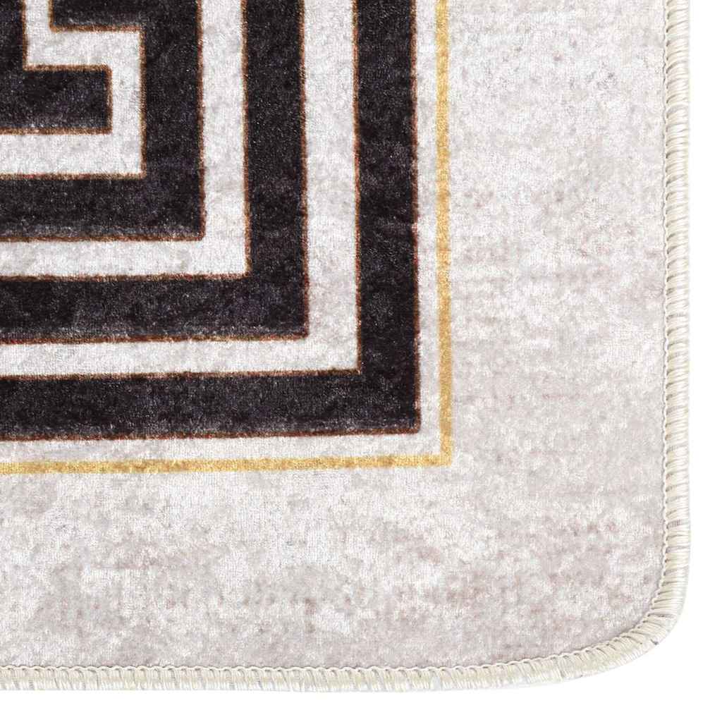 Vloerkleed wasbaar 80x300 cm lichtbeige is nu te koop bij PeponiXL, paradijselijk wonen!
