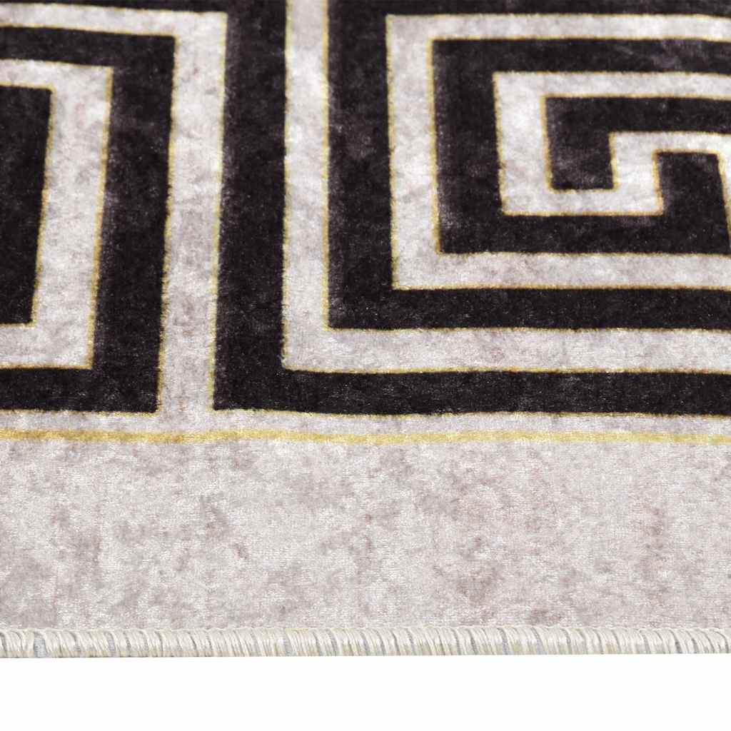 Vloerkleed wasbaar 120x180 cm lichtbeige is nu te koop bij PeponiXL, paradijselijk wonen!