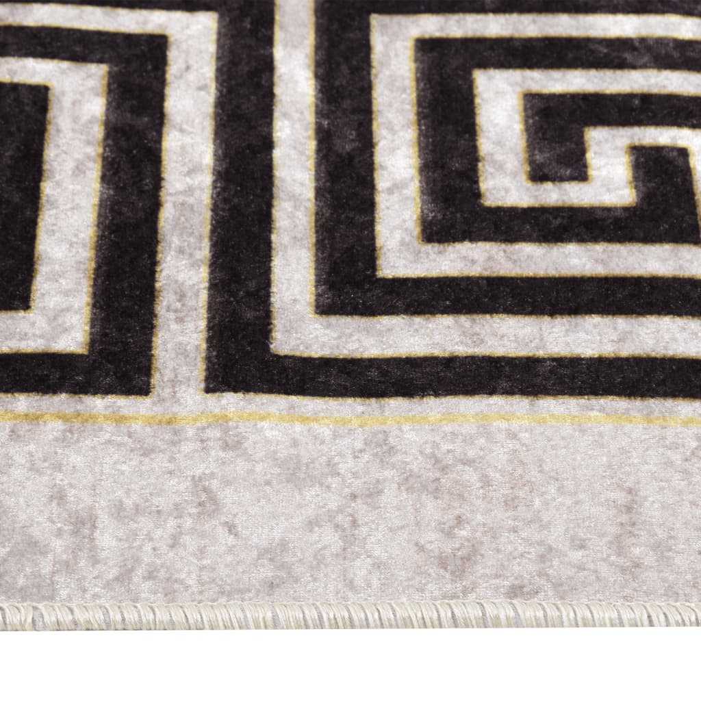 Vloerkleed wasbaar 160x230 cm lichtbeige is nu te koop bij PeponiXL, paradijselijk wonen!