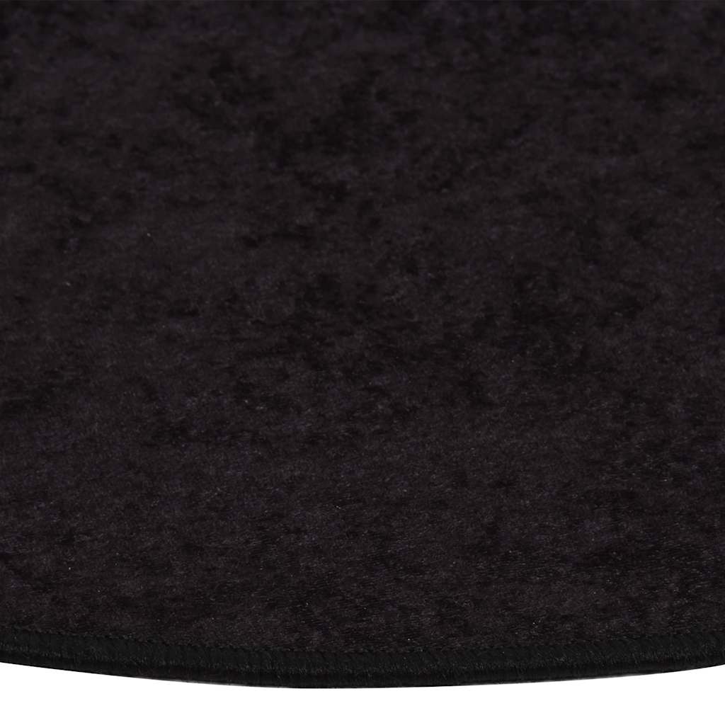 Vloerkleed wasbaar ø120 cm antracietkleurig is nu te koop bij PeponiXL, paradijselijk wonen!