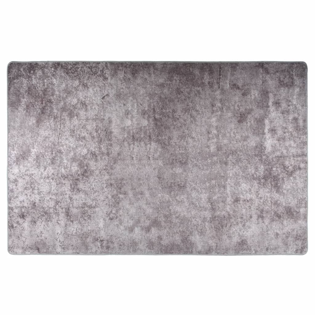 Vloerkleed wasbaar 80x150 cm grijs is nu te koop bij PeponiXL, paradijselijk wonen!