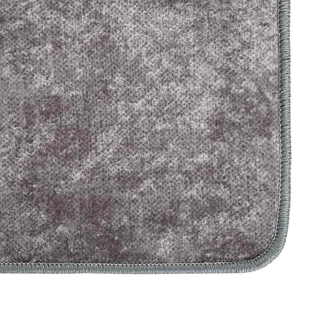 Vloerkleed wasbaar 80x300 cm grijs is nu te koop bij PeponiXL, paradijselijk wonen!