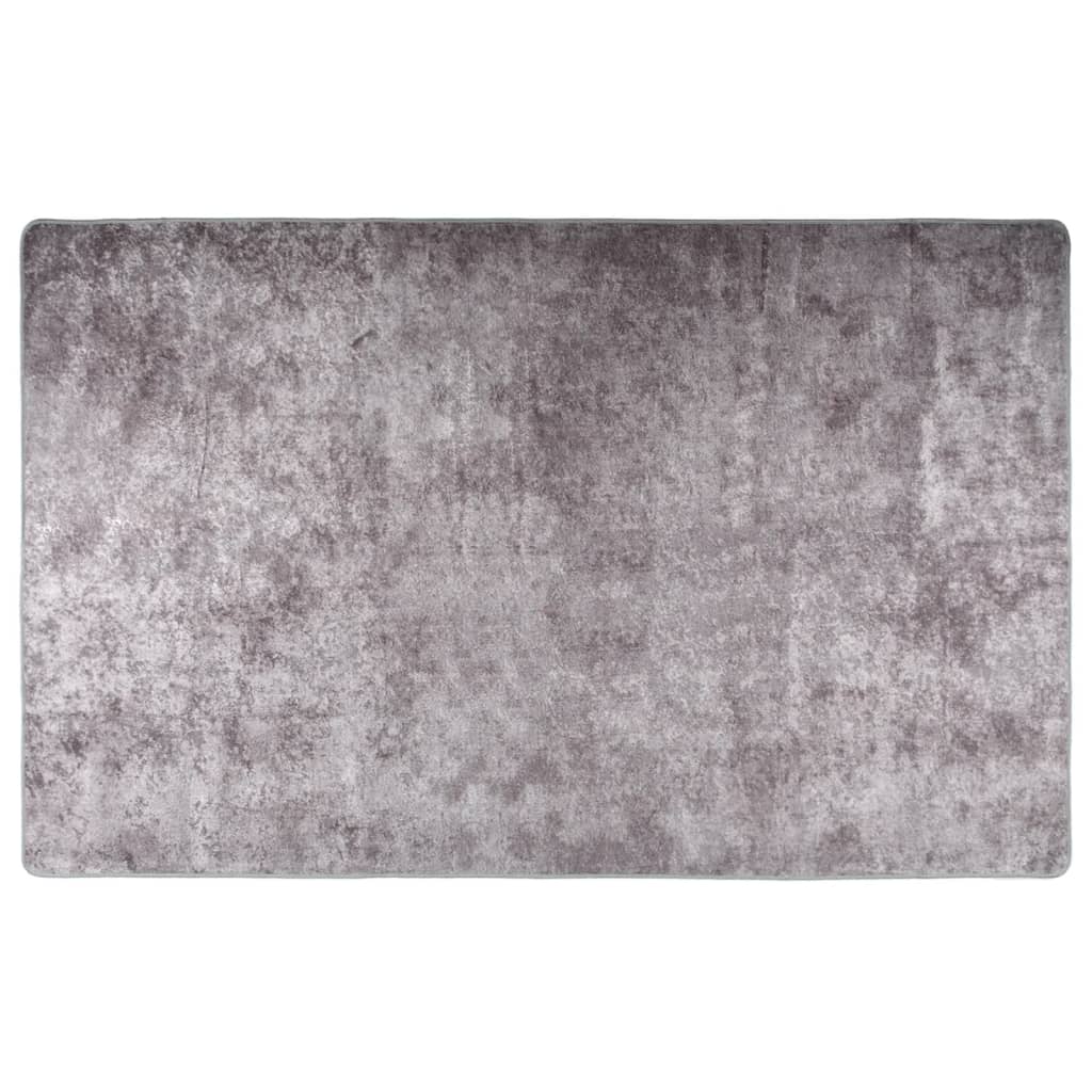 Vloerkleed wasbaar 160x230 cm grijs is nu te koop bij PeponiXL, paradijselijk wonen!