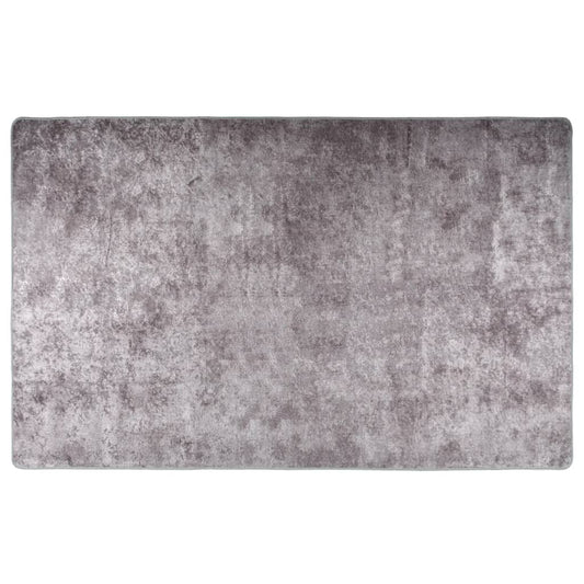 Vloerkleed wasbaar 160x230 cm grijs is nu te koop bij PeponiXL, paradijselijk wonen!