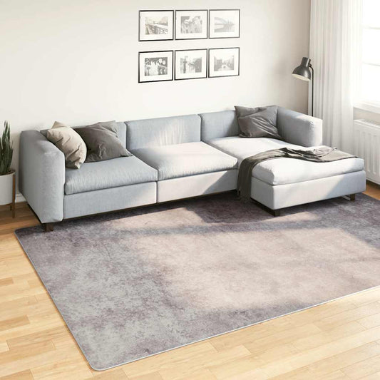 Vloerkleed wasbaar 190x300 cm grijs is nu te koop bij PeponiXL, paradijselijk wonen!