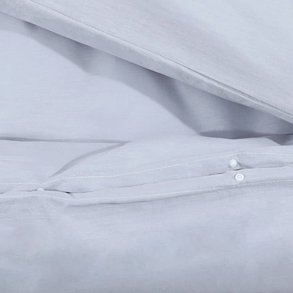 Dekbedovertrekset lichtgewicht 260x240 cm microvezel grijs is nu te koop bij PeponiXL, paradijselijk wonen!