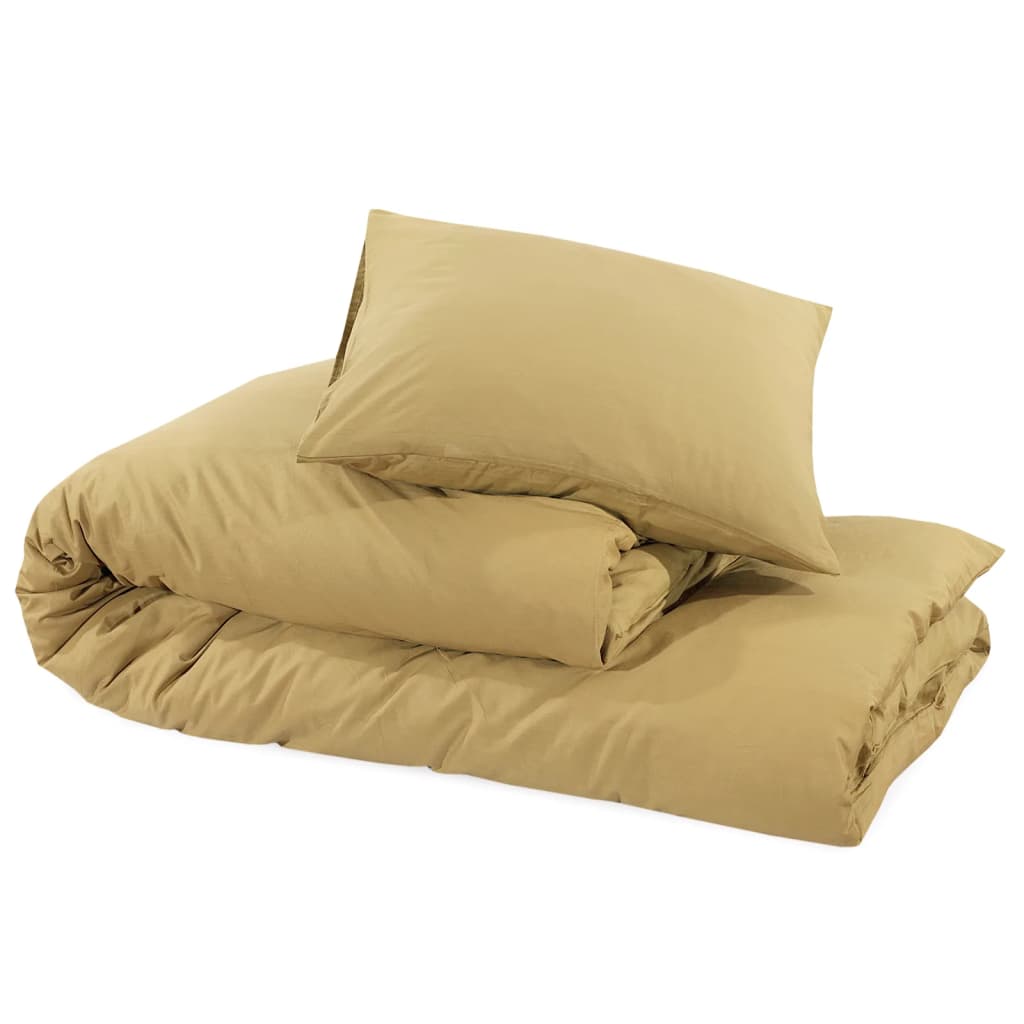 Dekbedovertrekset lichtgewicht 135x200 cm microvezel taupe is nu te koop bij PeponiXL, paradijselijk wonen!