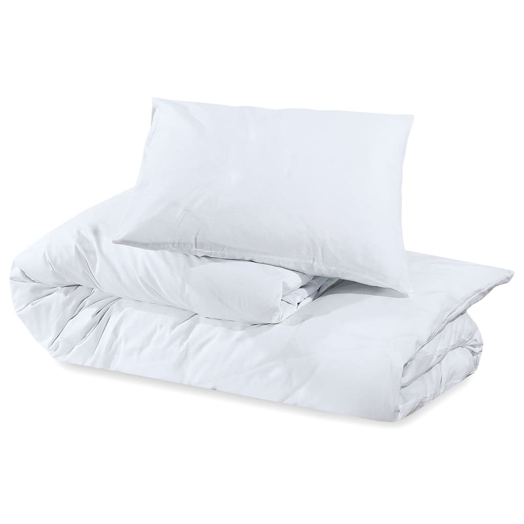 Dekbedovertrekset lichtgewicht 200x200 cm microvezel wit is nu te koop bij PeponiXL, paradijselijk wonen!