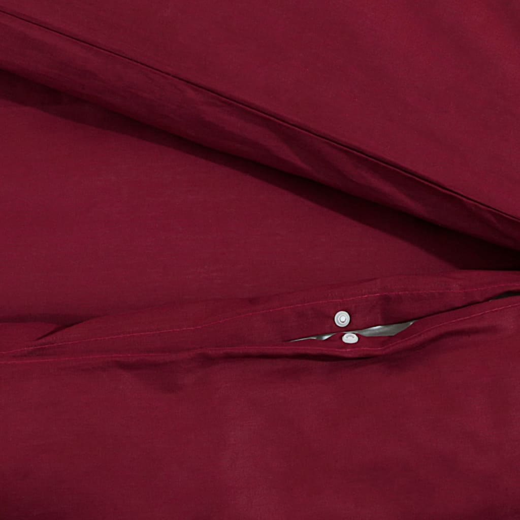 Dekbedovertrekset lichtgewicht 200x200 cm microvezel bordeaux is nu te koop bij PeponiXL, paradijselijk wonen!