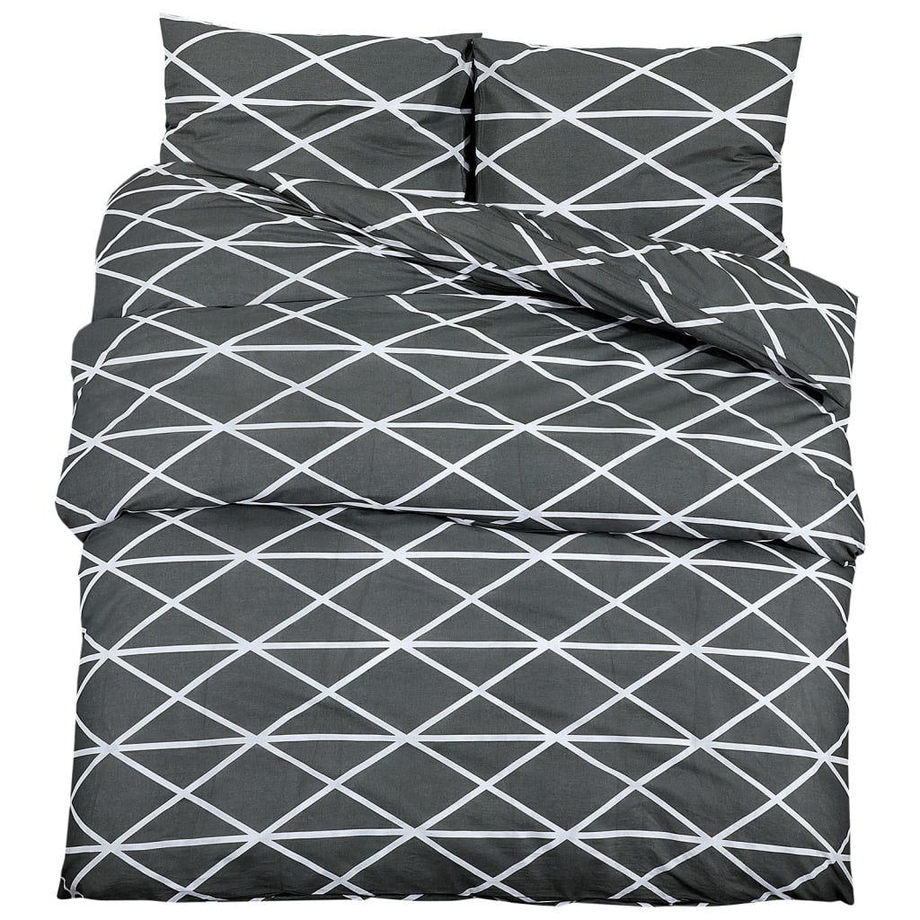 Dekbedovertrekset 240x220 cm katoen grijs is nu te koop bij PeponiXL, paradijselijk wonen!