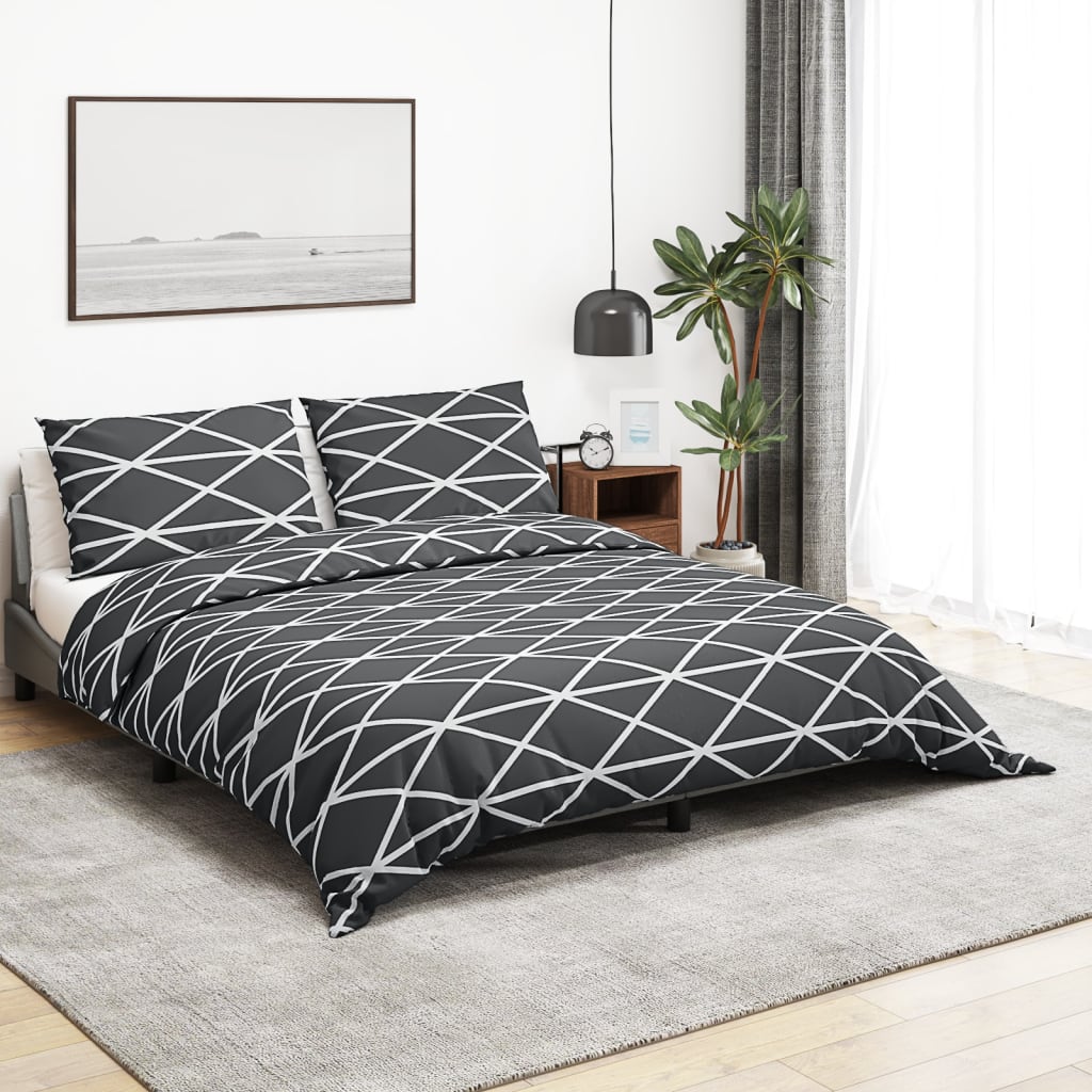 Dekbedovertrekset 220x240 cm katoen grijs is nu te koop bij PeponiXL, paradijselijk wonen!