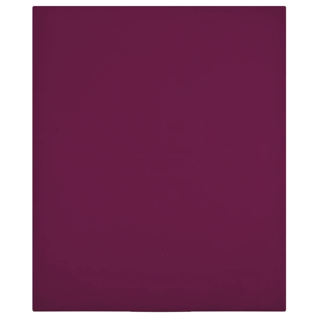 Hoeslaken jersey 90x200 cm katoen bordeauxrood is nu te koop bij PeponiXL, paradijselijk wonen!