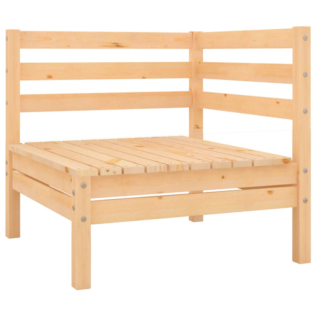 Tuinhoekbanken 2 st massief grenenhout is nu te koop bij PeponiXL, paradijselijk wonen!