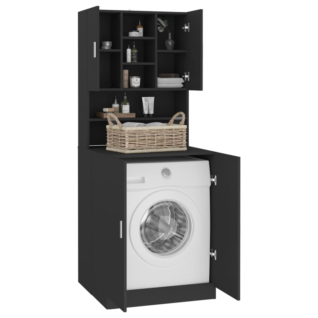 Wasmachinekast zwart is nu te koop bij PeponiXL, paradijselijk wonen!