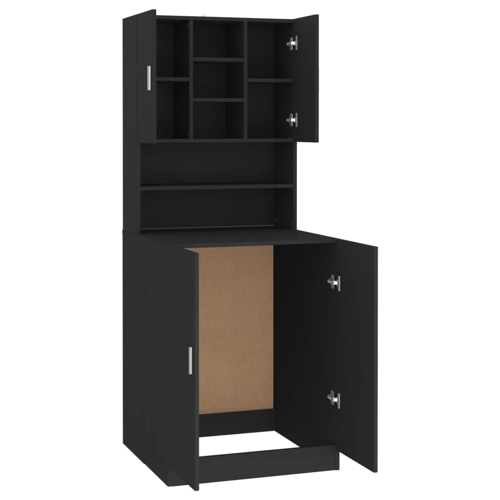 Wasmachinekast zwart is nu te koop bij PeponiXL, paradijselijk wonen!