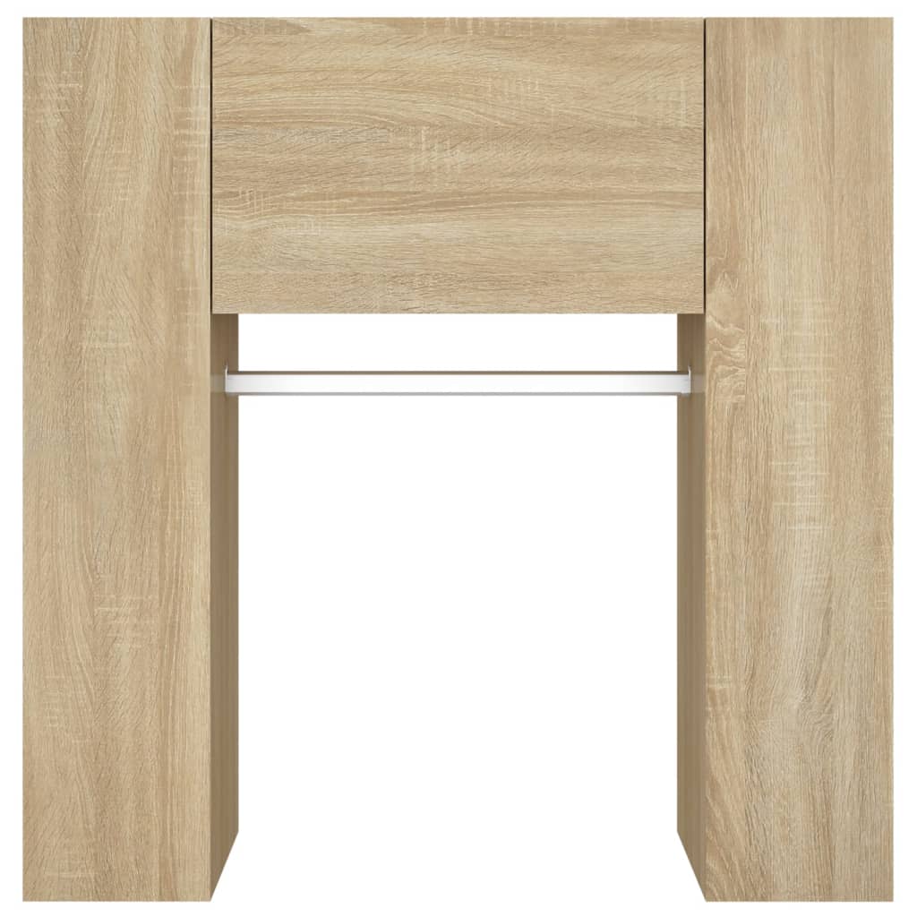 Gangkasten 2 st bewerkt hout sonoma eikenkleurig is nu te koop bij PeponiXL, paradijselijk wonen!