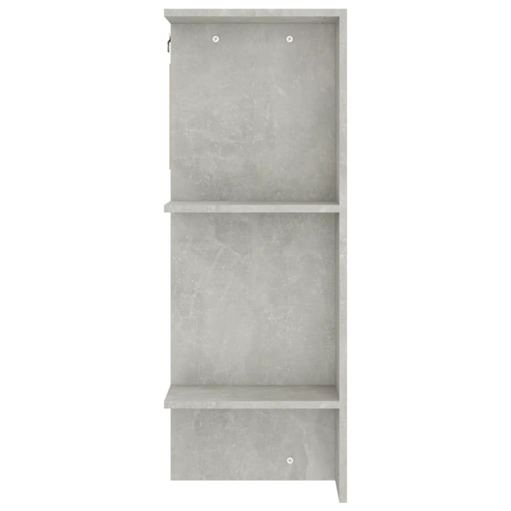 Gangkasten 2 st bewerkt hout betongrijs is nu te koop bij PeponiXL, paradijselijk wonen!