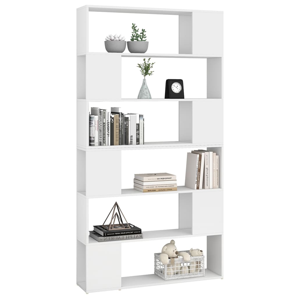 Boekenkast/kamerscherm 100x24x188 cm wit is nu te koop bij PeponiXL, paradijselijk wonen!