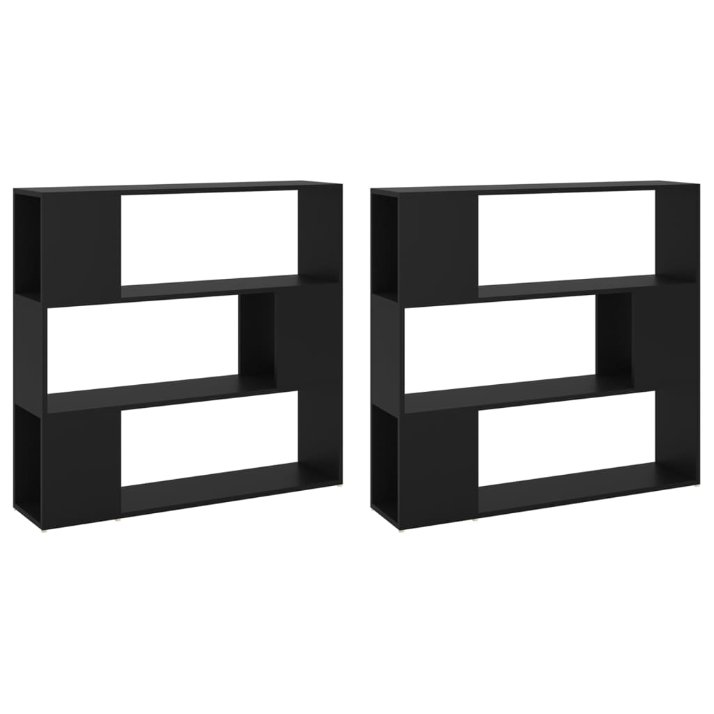 Boekenkast/kamerscherm 100x24x188 cm zwart is nu te koop bij PeponiXL, paradijselijk wonen!