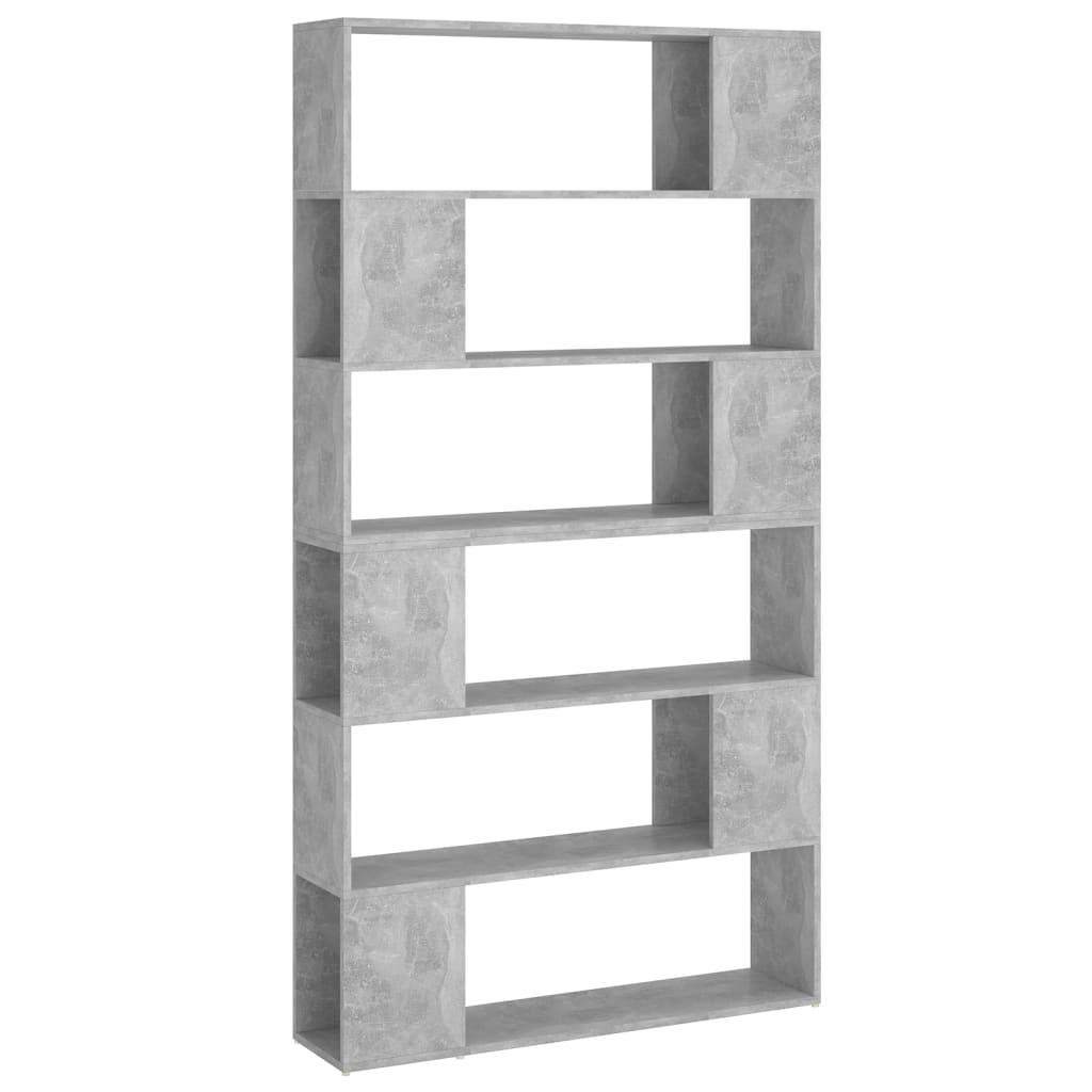 Boekenkast/kamerscherm 100x24x188 cm betongrijs is nu te koop bij PeponiXL, paradijselijk wonen!