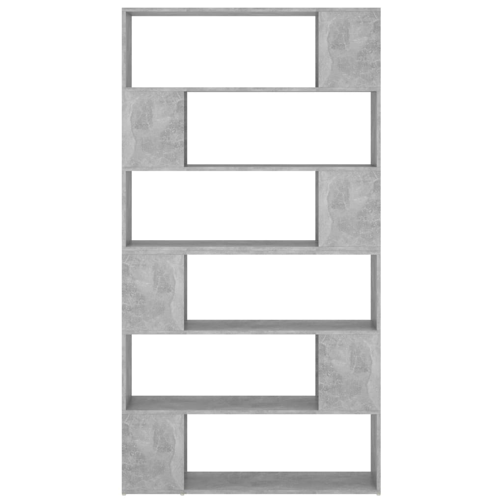 Boekenkast/kamerscherm 100x24x188 cm betongrijs is nu te koop bij PeponiXL, paradijselijk wonen!