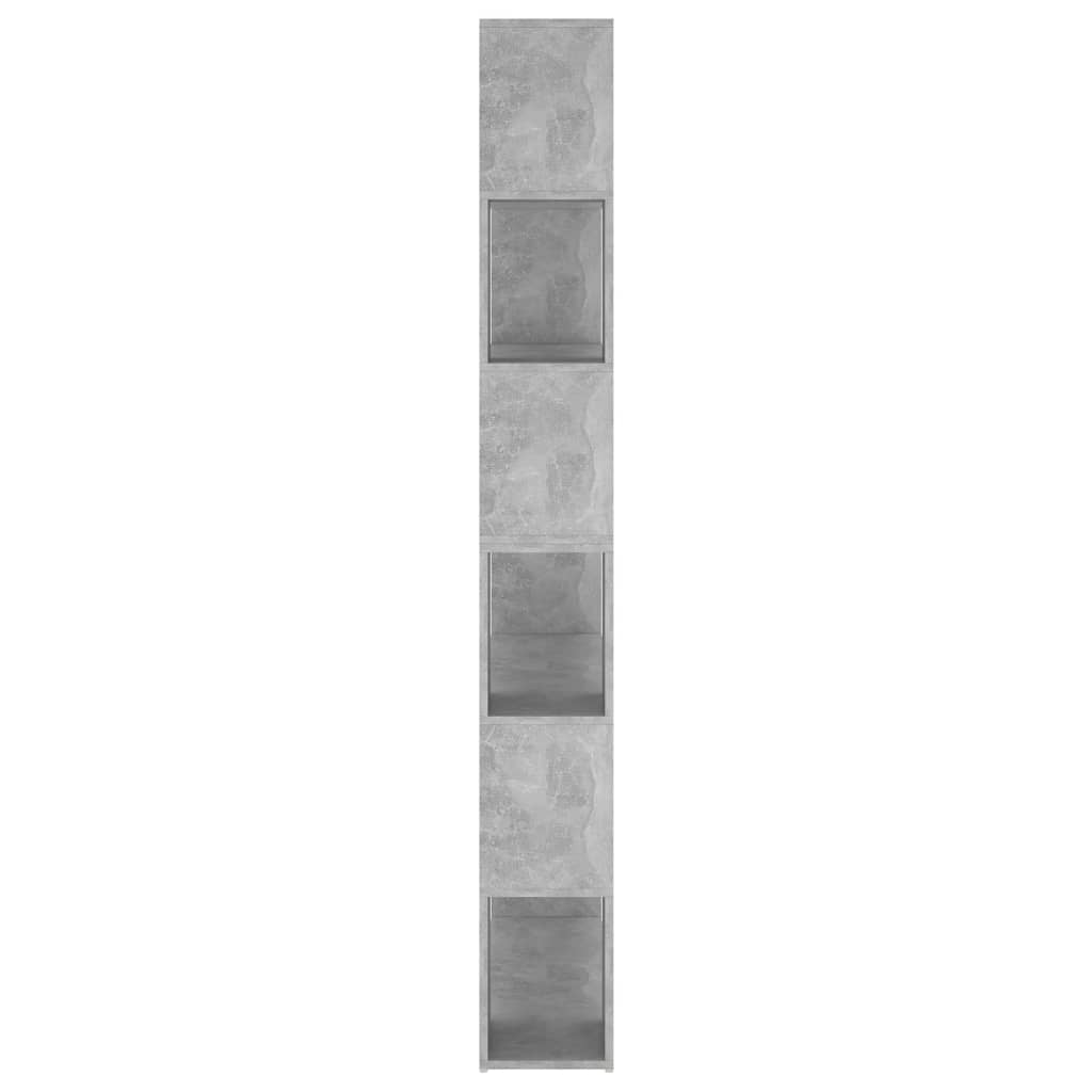 Boekenkast/kamerscherm 100x24x188 cm betongrijs is nu te koop bij PeponiXL, paradijselijk wonen!