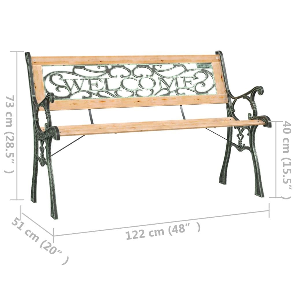 Tuinbank 122 cm massief vurenhout is nu te koop bij PeponiXL, paradijselijk wonen!