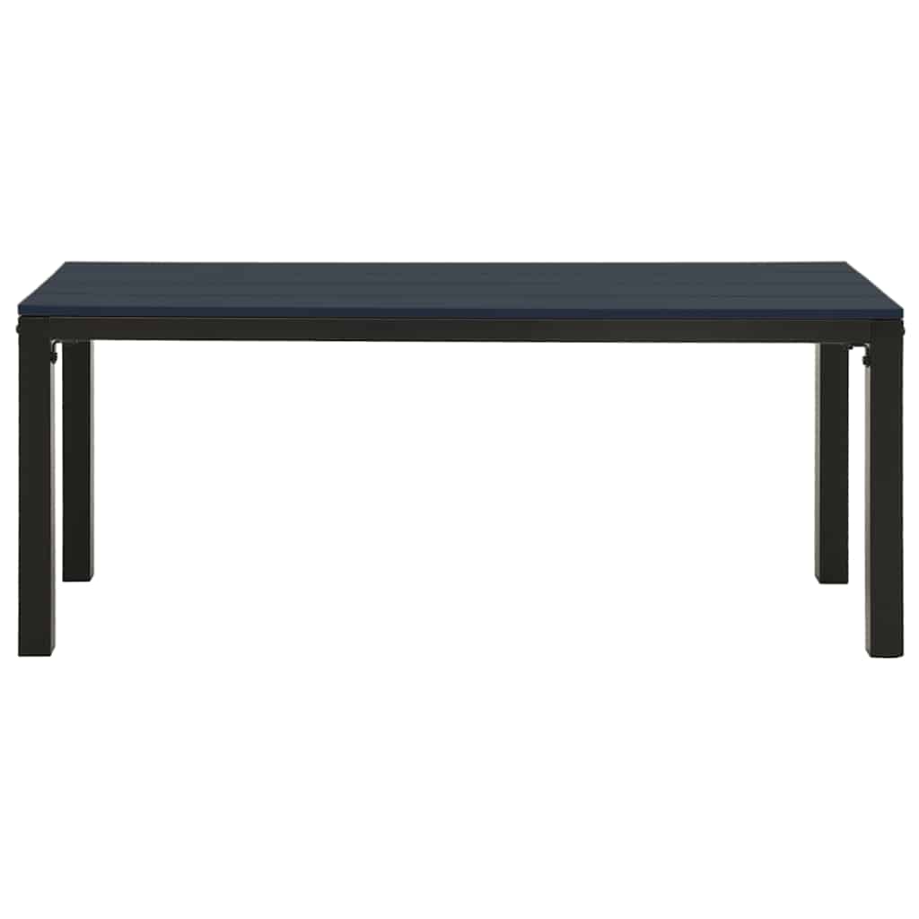 Tuinbank 110 cm staal en HKC zwart is nu te koop bij PeponiXL, paradijselijk wonen!