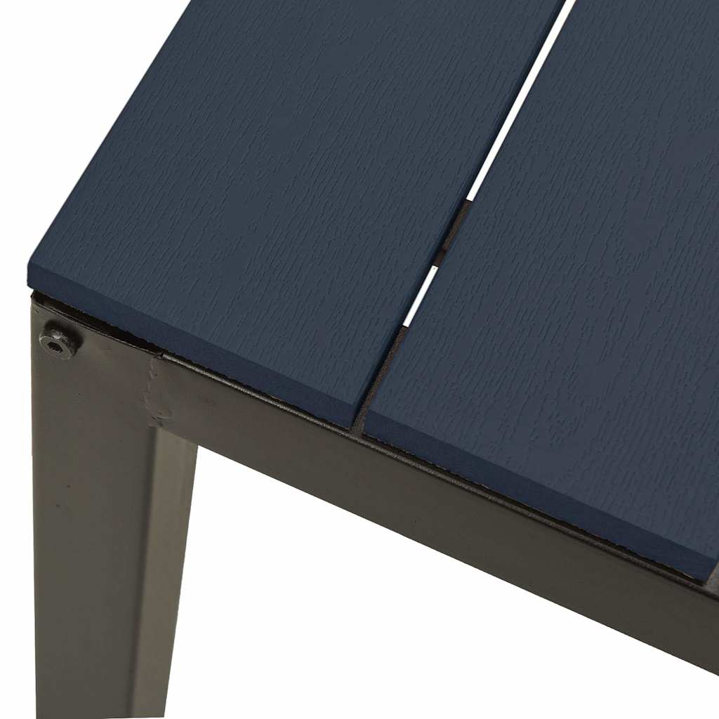 Tuinbank 110 cm staal en HKC zwart is nu te koop bij PeponiXL, paradijselijk wonen!