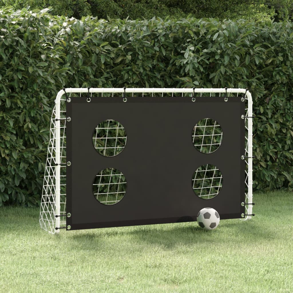Voetbaldoeltrainingsdoel 184x61x122 cm staal is nu te koop bij PeponiXL, paradijselijk wonen!