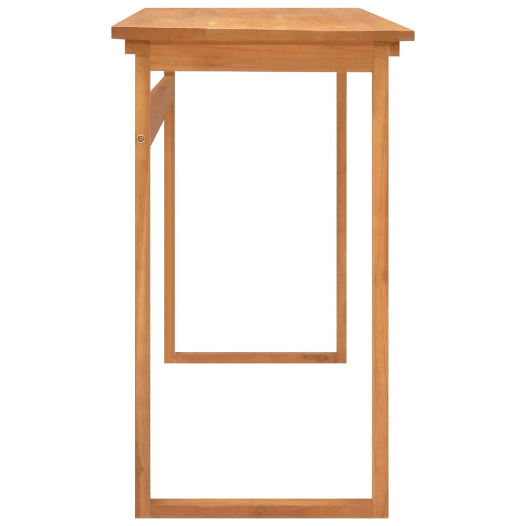 Bureau 120x45x75 cm massief teakhout is nu te koop bij PeponiXL, paradijselijk wonen!