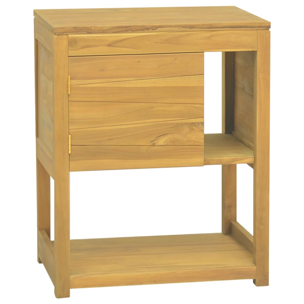 Badkamerkast 60x40x75 cm massief teakhout is nu te koop bij PeponiXL, paradijselijk wonen!